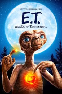 ET -The Extra Terrestrial family film.